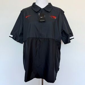 Nike Oregon State Beavers Coach’s Sideline Half Zip Shirt Jacket Black NCAA Gear
